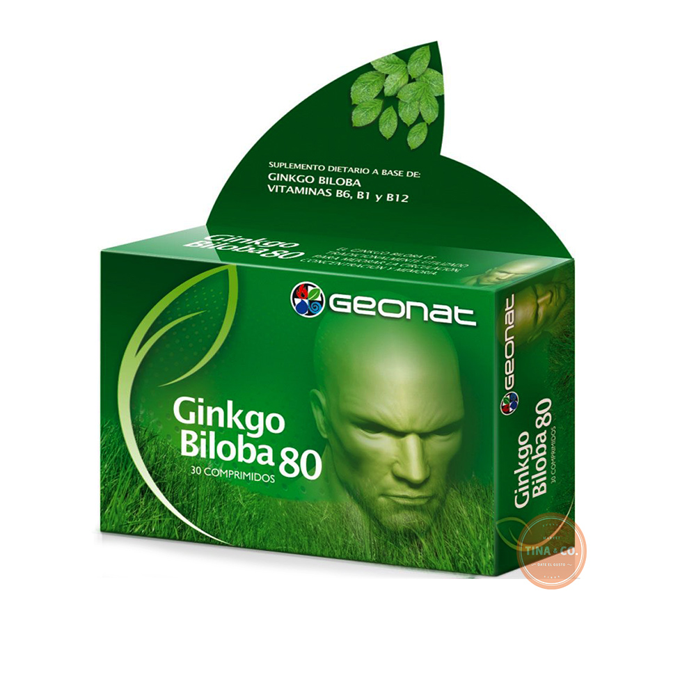 Geonat Ginkgo Biloba 80 - 30 Comprimidos 